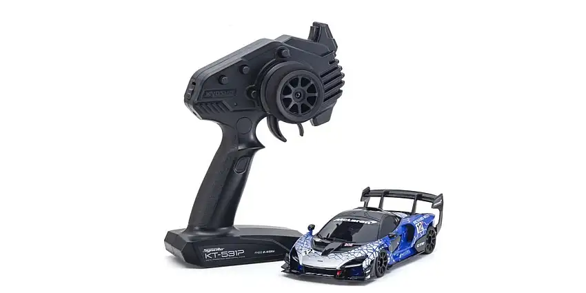 Kyosho MINI-Z RWD Readyset McLaren Senna GTR R/C Racer (Blue)