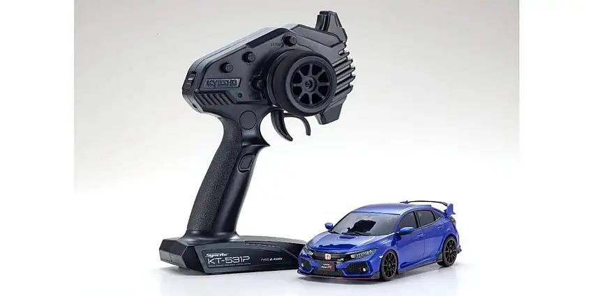 Kyosho MINI-Z AWD Honda Civic Type R R/C (Sporty Blue Metallic)