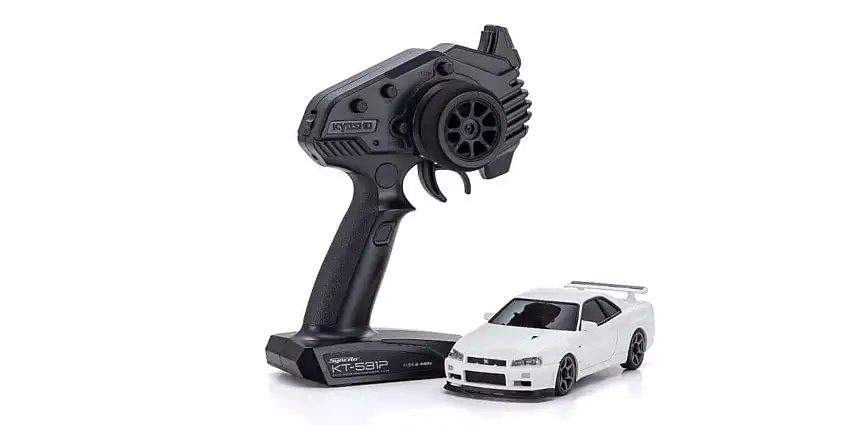 Kyosho MINI-Z AWD Nissan Skyline GT-R R34 R/C (White)