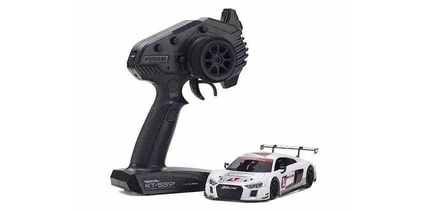 Kyosho 2015 MINI-Z RWD Audi R8 LMS Readyset RTR (White)