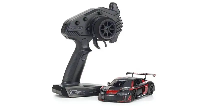 Kyosho 2016 MINI-Z RWD Audi R8 LMS Readyset RTR (Black/Red)