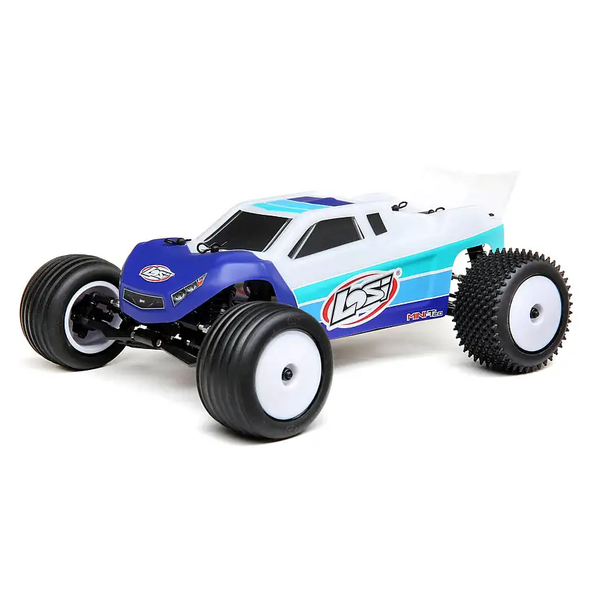 Losi Mini-T 2.0 2WD Stadium Truck Brushless RTR R/C (Blue)