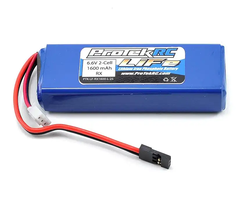 ProTek 6.6v 1600mAh LiFe Mugen &AE Rx Battery Pack w/ Balancer