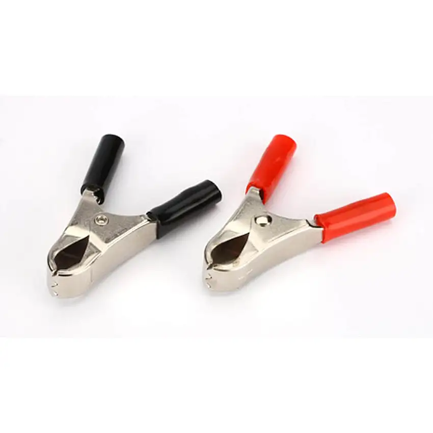 Alligator Clips w/ 4mm Bullet Jack (2 ct)