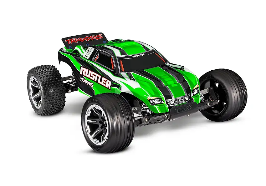 Rustler Stadium Truck w/ TQ 2.4 GHz Radio System (Green)