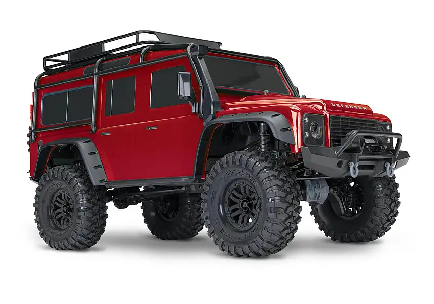 TRX-4 Scale and Trail Land Rover Defender Crawler RTR R/C (Red)