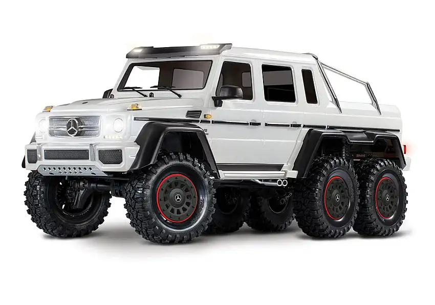 TRX-6 Mercedes-Benz G 63 AMG 6x6 Crawler RTR RC (White)