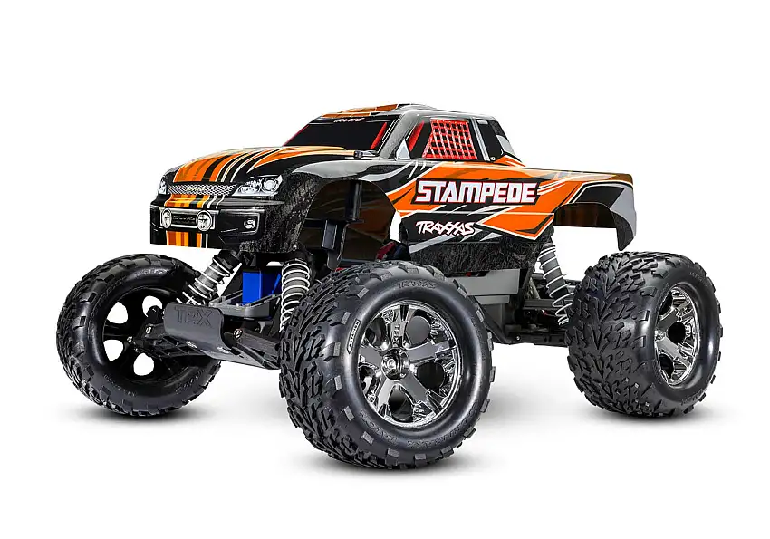 Stampede Monster Truck RTR R/C w/ TQ 2.4GHz Radio System (Orange)