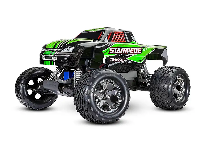 Stampede Monster Truck RTR R/C w/ TQ 2.4GHz Radio System (Green)