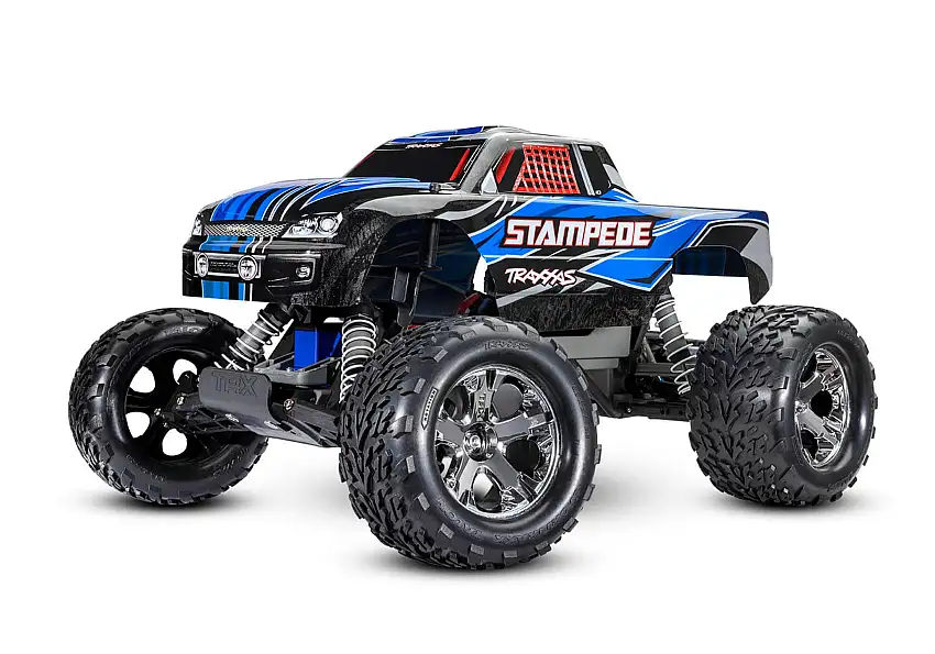 Stampede Monster Truck RTR R/C w/ TQ 2.4GHz Radio System (Blue)