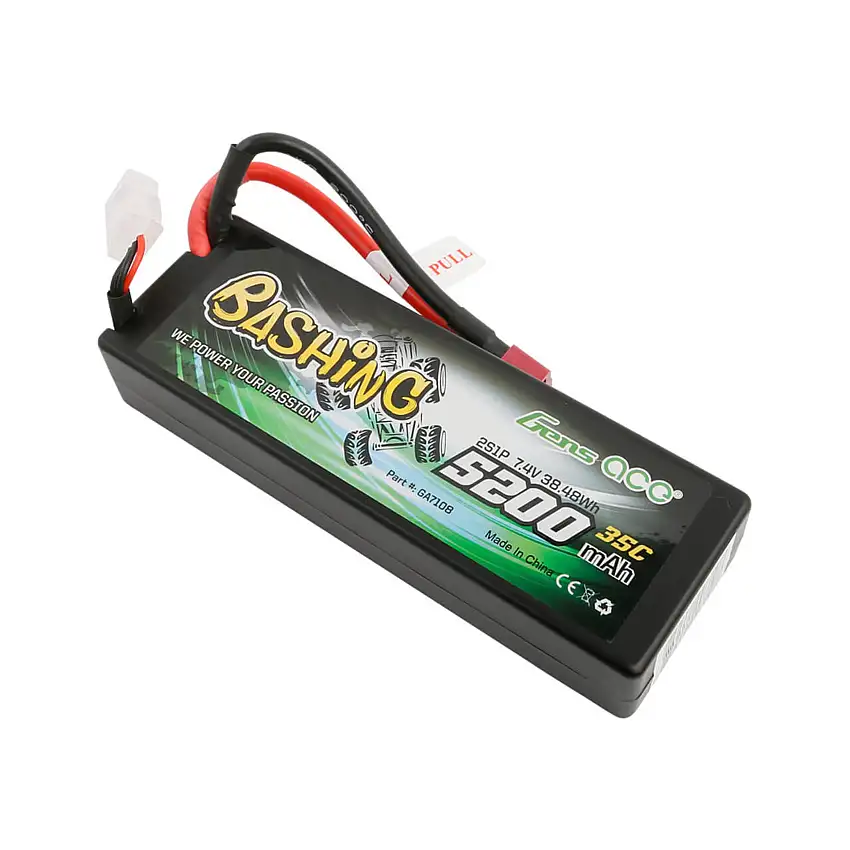 Bashing Series 5200mAh 7.4V 2S1P 35C LiPo Battery w/ Deans Plug