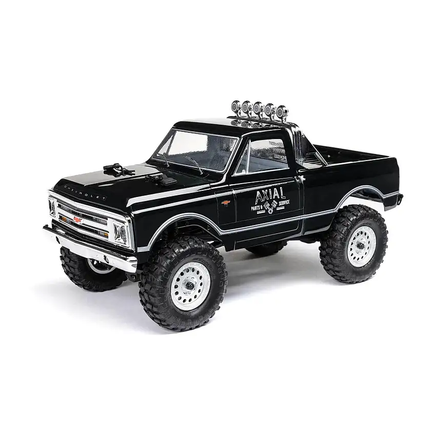 1967 Chevrolet C10 SCX24 4WD Brushed Truck RTR R/C (Black)