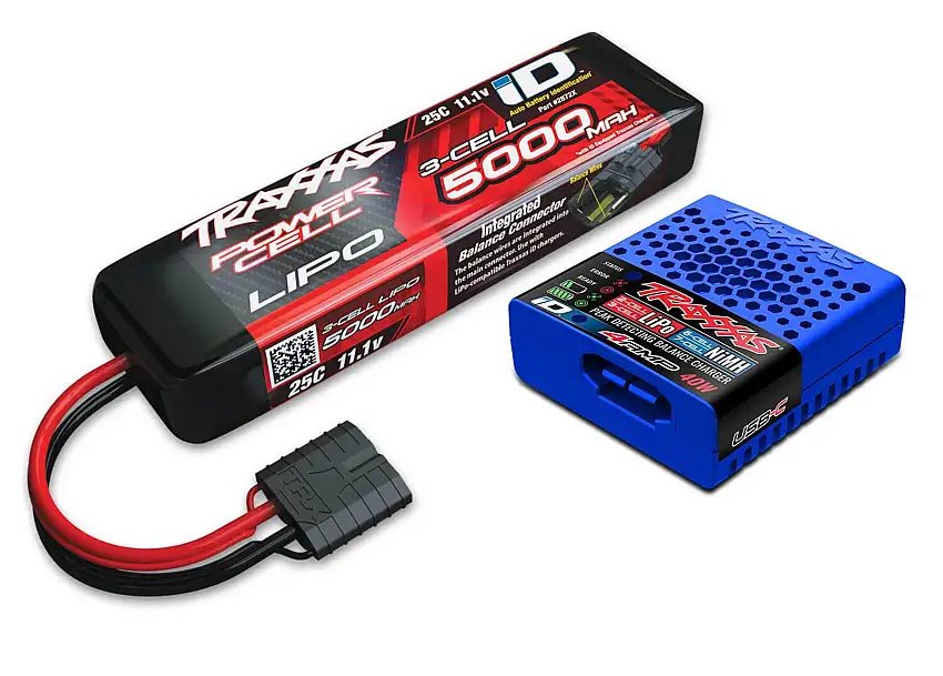 3S Completer 2872x 5200mAh 11.1V 3-Cell 25C LiPo iD Battery / 2985 iD Charger