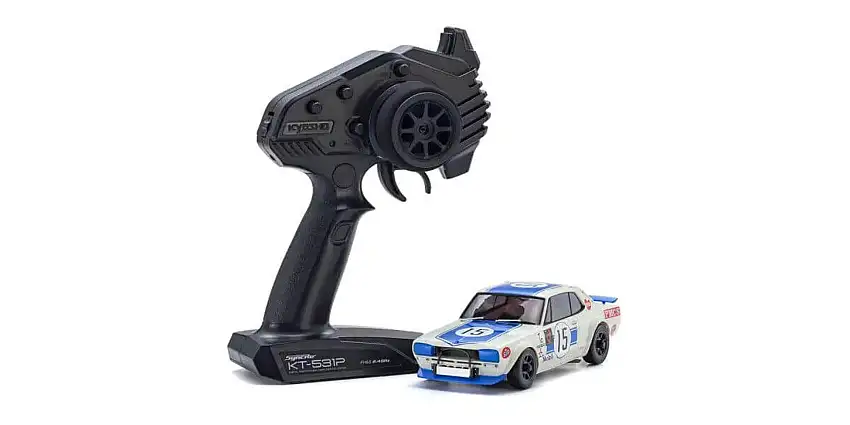 MINI-Z AWD Nissan Skyline 2000GT-R (KPGC10) Racing 1972 #15 RTR R/C