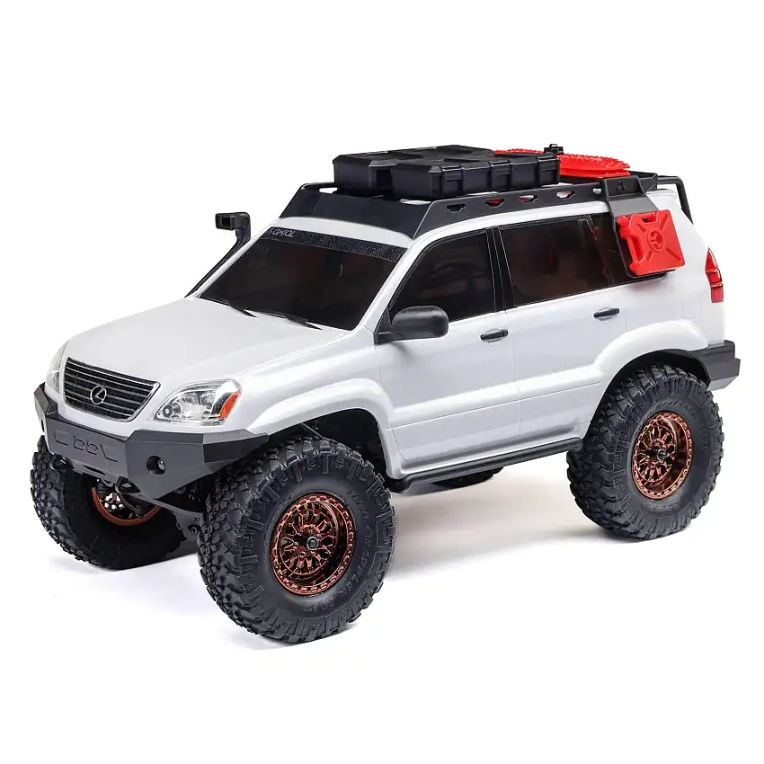 SCX24 Lexus GX 470 4X4 Rock Crawler RTR (White)