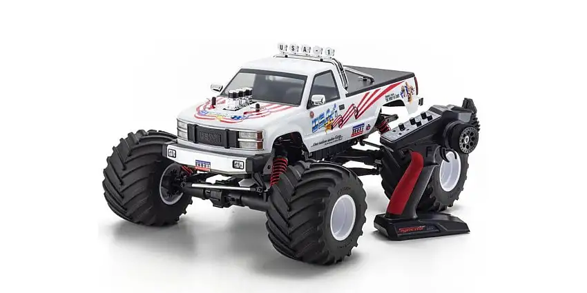 Brushless Motor Powered 4WD Monster Truck USA-1 Ve Readyset R/C