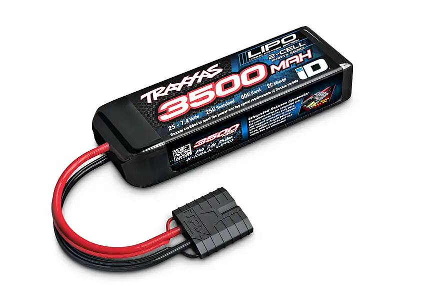 3500mAh 7.4V 2-Cell 25C LiPo Battery