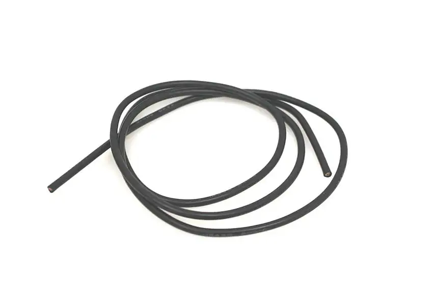 14 Gauge Silicone Wire, 3ft (Black)