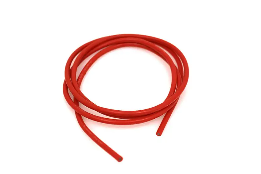 14 Gauge Silicone Wire, 3ft (Red)
