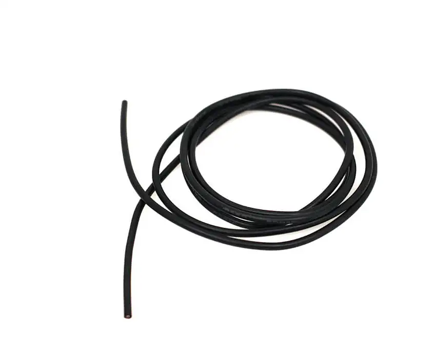 18 Gauge Silicone Wire (Black, 3in)