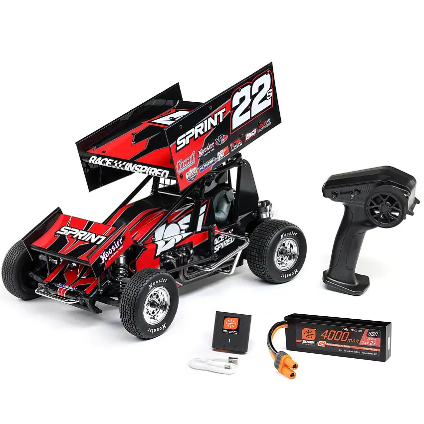 22S Sprint 2WD Brushless RTR R/C (Battery & Charger Included) (Red)