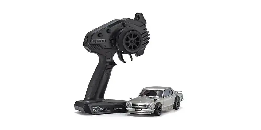 MINI-Z RWD MR-04 Readyset Nissan Skyline 2000GT-R RTR R/C (Silver)