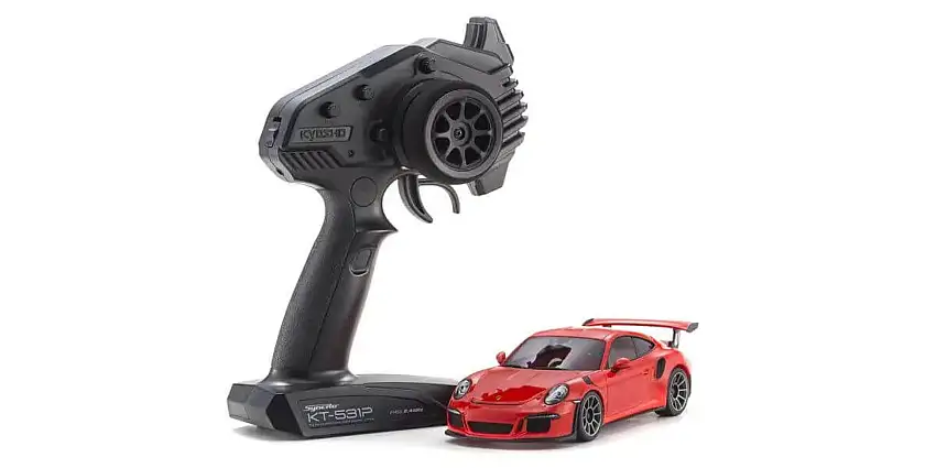 MINI-Z RWD MR-04 Readyset Porsche 911 GT3 RS (Lava Orange)