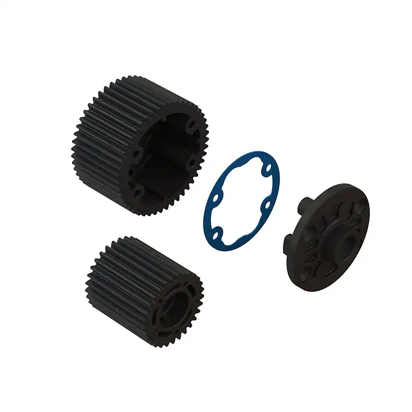 Diff Case and Idler Gear Set (47-29T, 0.8M)