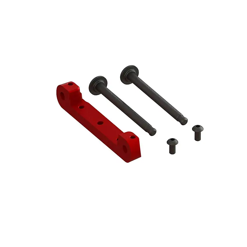 Front Upper Suspension Mount CNC Aluminum (Red)