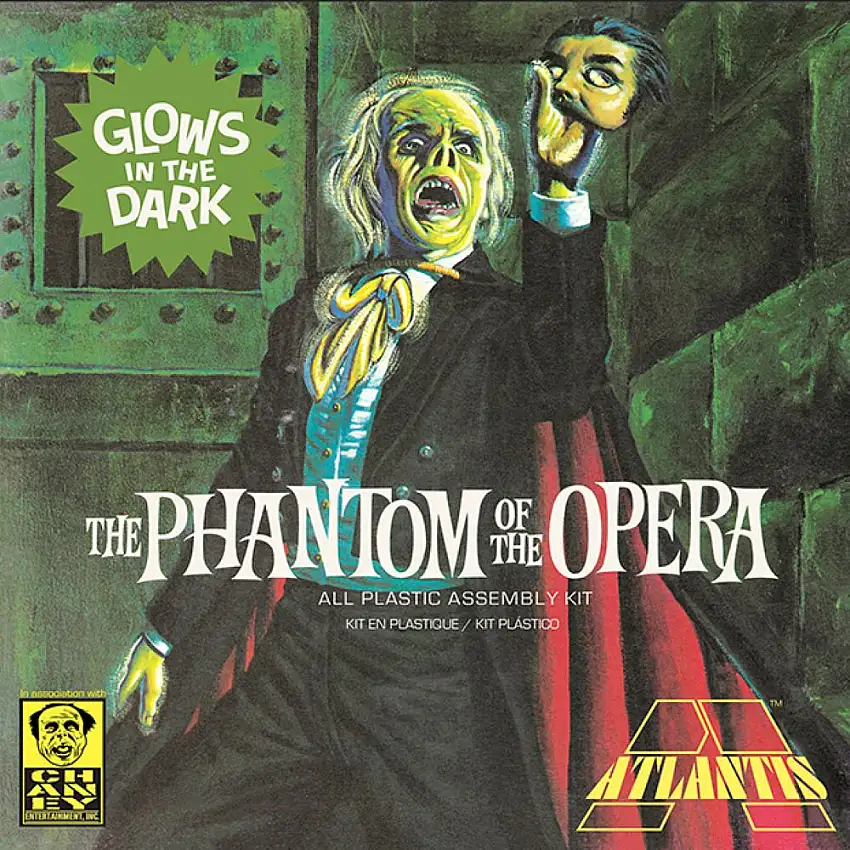 Atlantis Models 451 1/8 Phantom of the Opera Figure Glow-in-the-Dark (formerly A