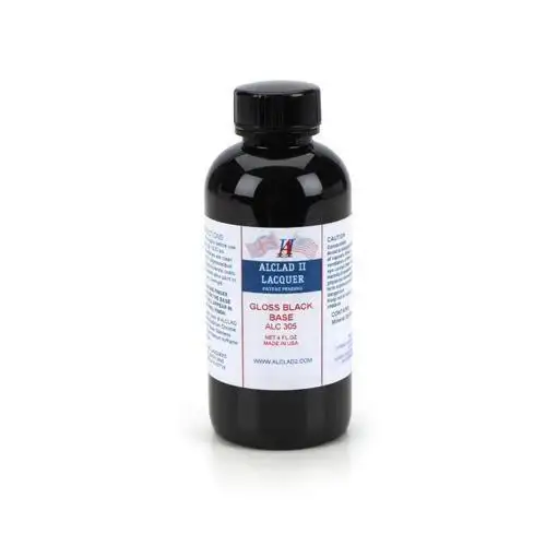 Alclad II 4oz. Bottle Gloss Black Base ALC-305