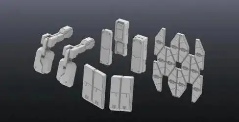 Builders Parts HD 1/144 MS Armor 01