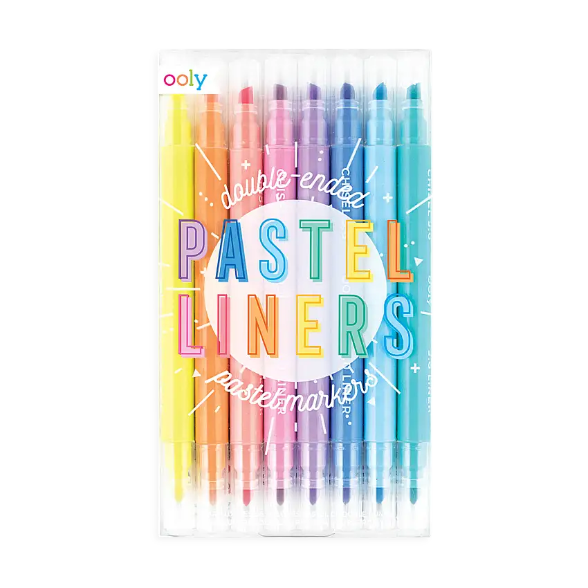 Pastel Liners Dual Tip Markers