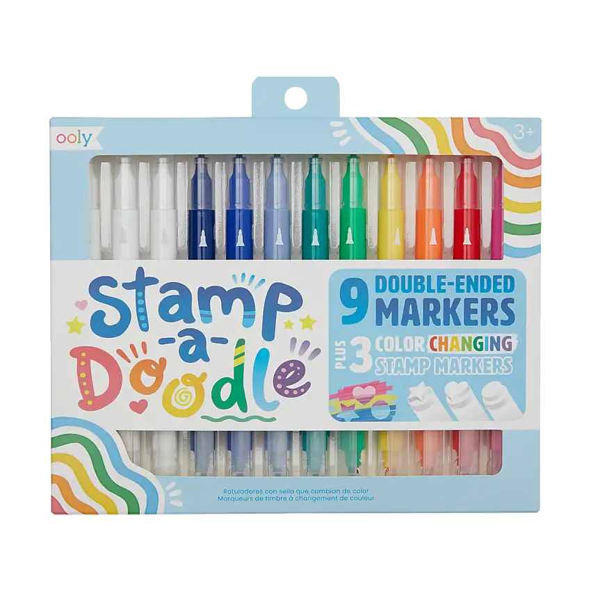 Stamp-a-doodle Double-ended Markers - Set Of 12