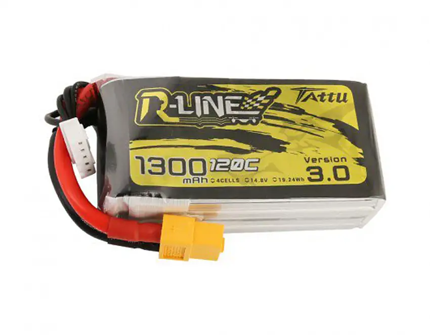 Tattu R-Line Version 3.0 1300mAh 14.8V 120C 4S1P