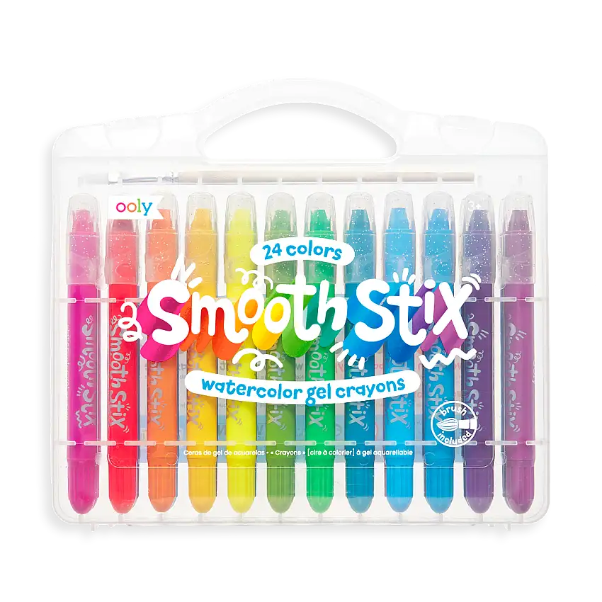 Smooth Stix Watercolor Gel Crayons - Set of 24