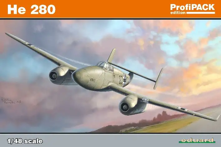 Eduard 8068 1/48 He280 Aircraft (Profi-Pack Plastic Kit)
