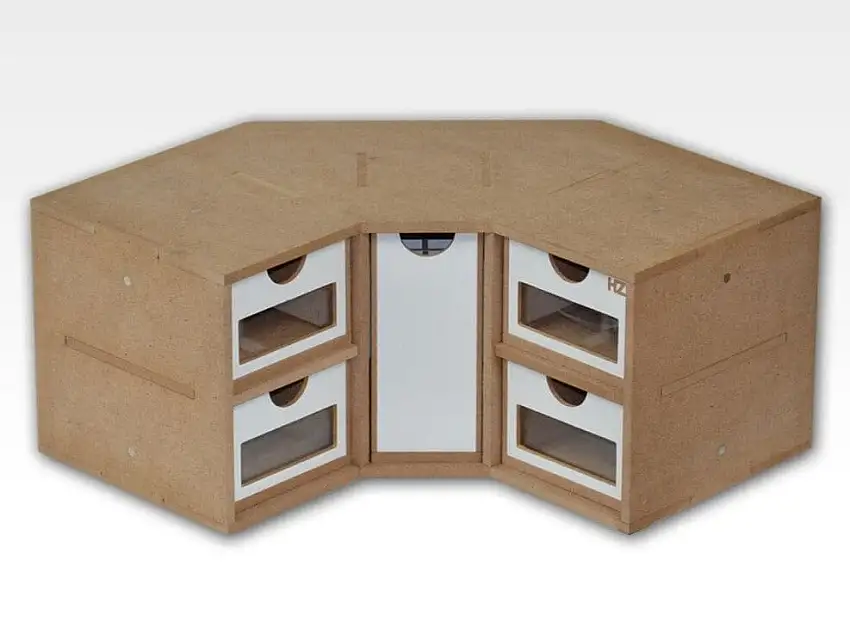 OM03 Corner Drawers Module
