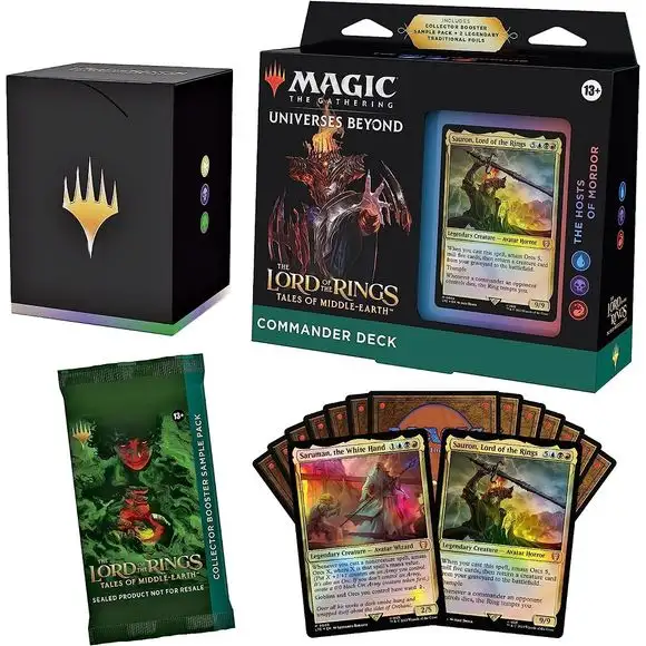 Magic The Gathering - Lord of the Rings Tales of Middle-Earth The Hosts of Mordor Commander Deck