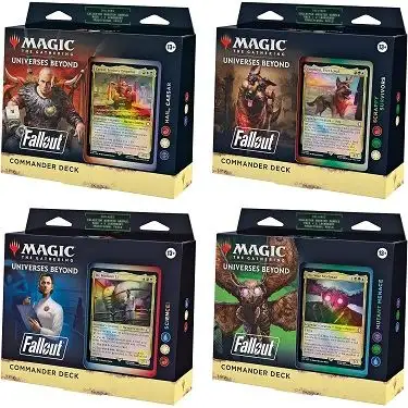 Magic The Gathering Fallout Commander Deck Bundle (4 Decks)