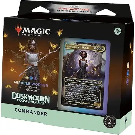 Magic The Gathering Duskmourn: House of Horror Commander Deck - Miracle Worker