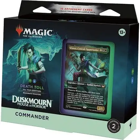 Magic The Gathering Duskmourn: House of Horror Commander Deck - Death Toll