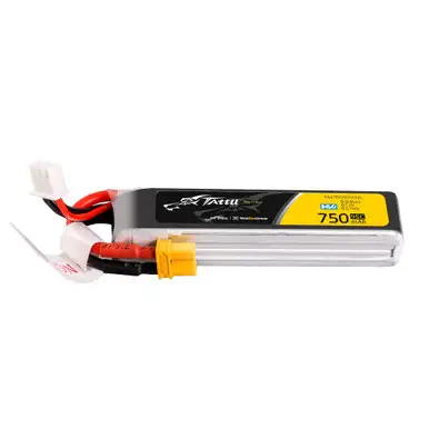 Tattu 750mAh 2S 95C 7.6V R-Line HV Lipo Battery Pack with XT30 Plug
