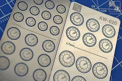 AW-020B Gundam & Weapon Model Detail Thruster Builders Parts Photo Etch Add on