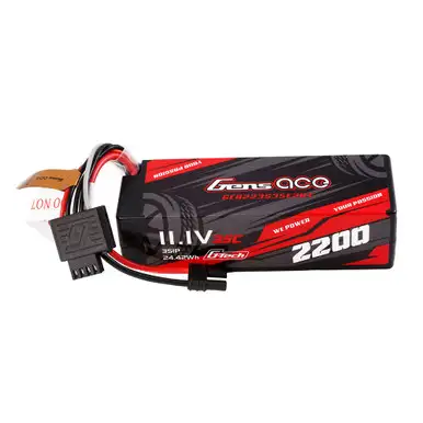 Gens ace G-Tech 2200mAh 3S 35C 11.1V HardCase Lipo Battery Pack with IEC2 Plug