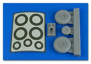 Aires 4789 1/48 Do217 Wheels & Paint Masks For ICM