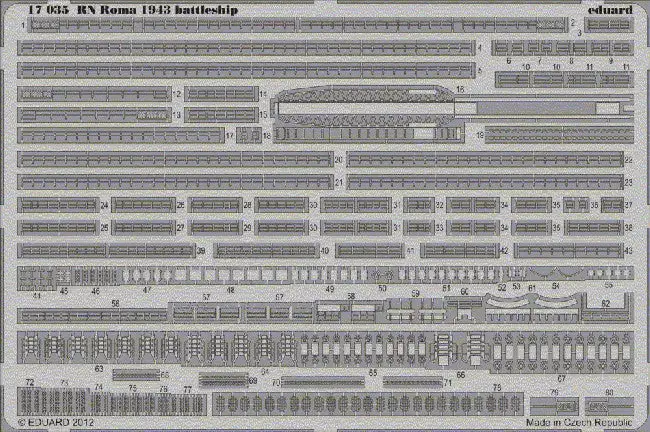 Eduard 17035 1/700 Ship- RN Roma 1943 for TSM