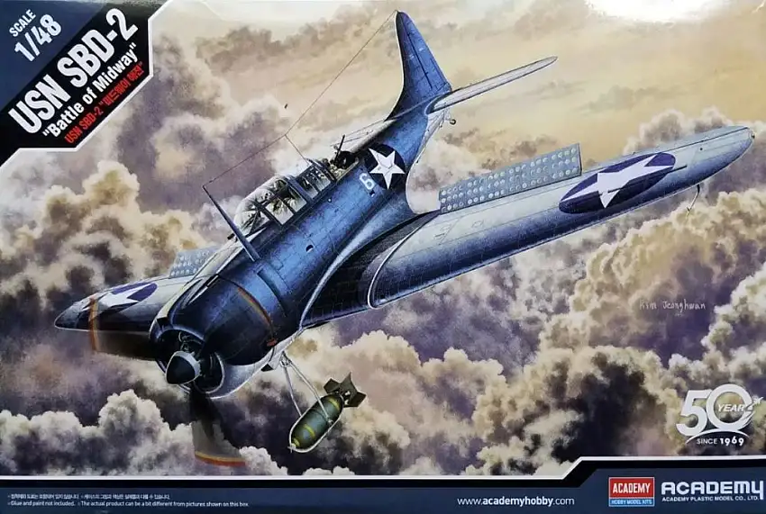 Academy 12335 1/48 SBD2 USN Bomber Battle of Midway