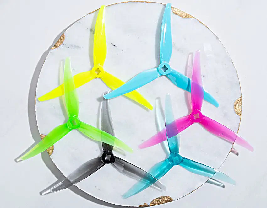 Gemfan Hurricane 3 Blade 5125 Clear Gray 2mm