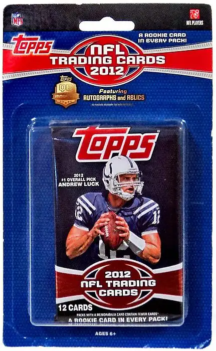 NFL Topps 2012 Football Trading Card Pack [12 Cards, 1 Rookie In Every Pack!]